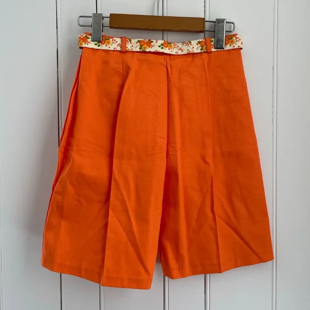 NWT Deadstock Adorable 50s-60s Floral Two Piece Short/Playsuit Set Sz 12 (XS) - Picture 6 of 10
